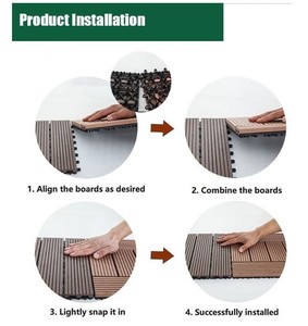 Nouveaux produits imperméables, carreaux en WPC à faire soi-même, largeur 300 mm, installation à verrouillage automatique sans clips en plastique, carreaux en gazon à faire soi-même et carreaux en <span class=keywords><strong>pierre</strong></span> à faire soi-même - Product Image 6