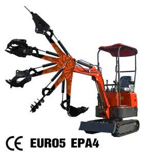 CE 저렴한 작은 크롤러 굴삭기 가격 일본 엔진 EPA4 Euro5 미니 파는 다기능 굴삭기