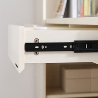 129538 Quanu personnalisé simple blanc design moderne mobilier de bureau bureau à domicile bureau avec étagère