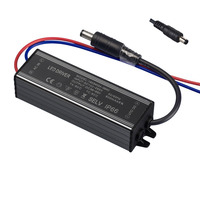 Conducteur LED IP67 DC36-65V AC80-265V, colle de remplissage complète, fil en caoutchouc, résistant aux basses températures, alimentation étanche pour conducteur LED