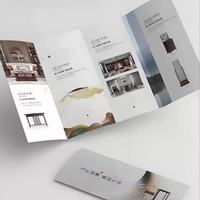 Impresión Offset a Todo Color Comercial, Folleto de Introducción Empresarial Multidoblado