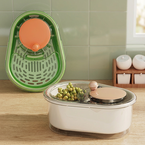 NUANYI - Cepillo Giratorio Manual Portátil para Lavar Frutas y Verduras, con Cuchillas de Acero Inoxidable, Eficiente y Fácil de Limpiar - Product Image 5