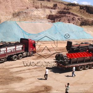 Mini-Monazit-Granat-Wasserrad-Sandwasch-Vibrationssiebmaschine, Sand- und Kieswaschanlage mit Trocknungsfunktion zum Verkauf - Product Image 6