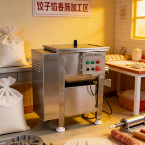 Mélangeur automatique <span class=keywords><strong>de</strong></span> garniture pour raviolis, mélangeur commercial pour garniture <span class=keywords><strong>de</strong></span> pâtés, machine à mélanger <span class=keywords><strong>la</strong></span> <span class=keywords><strong>viande</strong></span> et les légumes pour garniture - Product Image 1