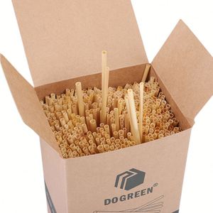 Custom Eco Friendly Disposable Wheat <b>Drinking</b> <b>Straw</b> 100% Biodegradable Individually Wrapped Organic Natural Wheat <b>Straws</b> - Product Image 2