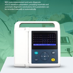Pumasys เครื่อง E12a ECG PE พร้อมชาร์จ USB แบตเตอรี่ลิเธียมสำหรับการตรวจสอบการทำงานของร่างกายได้รับการรับรอง CE - Product Image 5