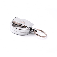 JRGIFTS Porta Llaves Metálico de 4CM, Porta Identificaciones, Porta Tarjetas, RFID