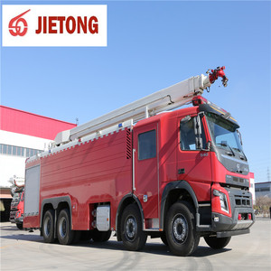 รถดับเพลิงทาวเวอร์น้ำและโฟมความสูง25เมตรสำหรับงานหนักรถบูมแบบยืดหดได้ความจุ16ตัน - Product Image 2