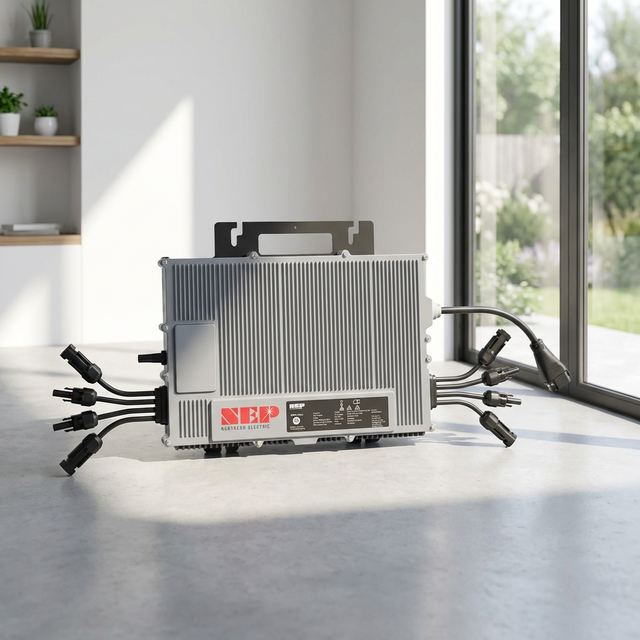 NEP BDM2000 Microinverter Waterproof IP65 2000W Grid Solar 240V High Efficiency 97.3% Single Output 18A CE Certified 120-Month