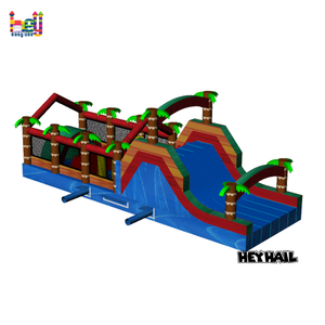 Parcours d'obstacles gonflable commercial pour enfants et adultes - Product Image 3