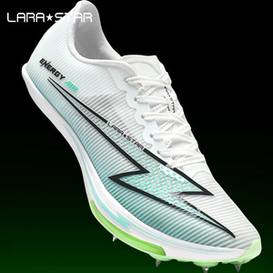 LS1093 Scarpe da Corsa Chiodate <span class=keywords><strong>con</strong></span> Piastra in Carbonio a Tutta <span class=keywords><strong>Suola</strong></span> e Cuscino d'Aria Energy, Sneaker da Running Comoda - Product Image 1