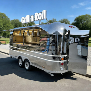 Mini Food Truck de Rue pour Gaufres, Crèmes Glacées, Crêpes, avec Équipements, Kiosque de Food Truck pour Desserts, Pancakes, Donuts, pour les Fêtes - Product Image 3