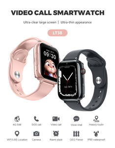 Reloj Inteligente para Niños con Videollamadas 4G Ultraclaras, Gel de Sílice Cuadrado, Tarjeta SIM, Resistente al Agua, <span class=keywords><strong>Chat</strong></span> de Voz, Cámara, Alarma - Product Image 2