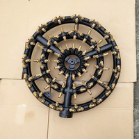 104 kuningan Nozzle cor besi Jet Burner komersial cincin Tips besi cor pembakar Gas untuk restoran