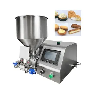 Máquinas de llenado eléctricas de buena venta para Muffin Croissant Cream Machinery Machine Cake Cream
