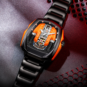 นาฬิกาควอตซ์รุ่นใหม่ V12 ดีไซน์ทันสมัย กันน้ำ เรืองแสง สำหรับผู้ชาย - Product Image 5