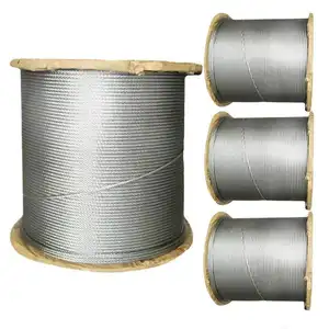 Haiboer-Cuerda de alambre de acero inoxidable AiSi Inox 304, 316, 7x7, 7x19, 1/8 ", 1/4", buen precio