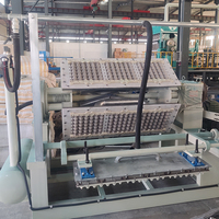 Machine de fabrication de barquettes à œufs en papier avec moteur PLC, four de séchage métallique intégré, ligne de production entièrement automatique de barquettes à œufs