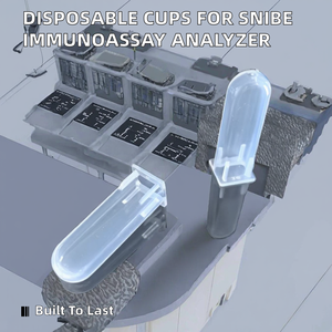 Copos de Amostra Plásticos Descartáveis para Analisador de Imunoensaio Quimioluminescente PP Personalizável OEM Uso Laboratorial Marca FSK 3 Anos - Product Image 2