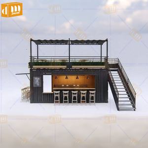 Portable Cafe Bar Shop Container Casas prefabricadas desmontables Flatpack 40Ft Prefabricado Home Modular Store Restaurante - Product Image 6