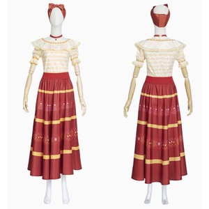 2024 <span class=keywords><strong>Encanto</strong></span> magique pleine <span class=keywords><strong>maison</strong></span> Cosplay Costume Madrigal Dolores robe pour femmes DISP-012 - Product Image 1