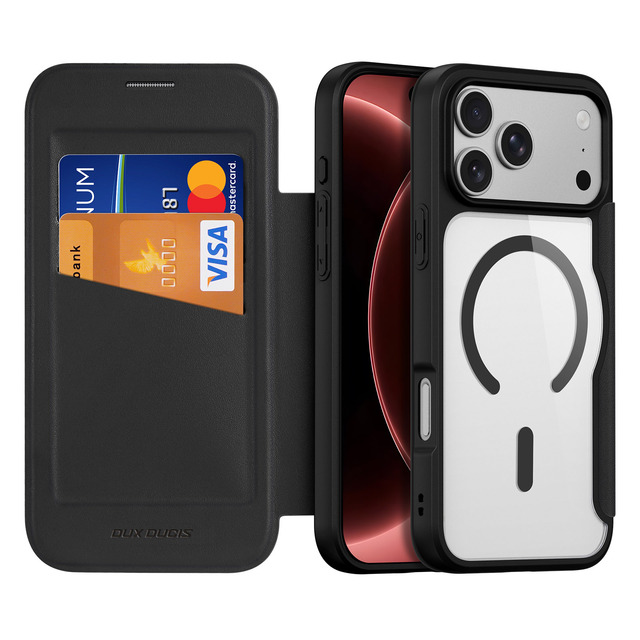 Folio Case PU Leather Wallet Case with Card Holders with Magnets for iPhone 18 Pro
