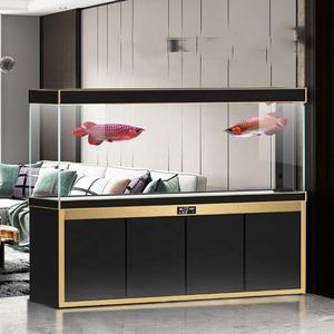 Mesa de acuarios de cristal grande transparente, tanque de peces a la venta, acuario de Pez Dragón de estilo cuadrado, tanque de peces - Product Image 3