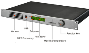 200W Mini-FM-Radiosender <span class=keywords><strong>PLL</strong></span>-Rundfunk verstärker mit 10-15km Abdeckung für UKW-Radiosender - Product Image 5