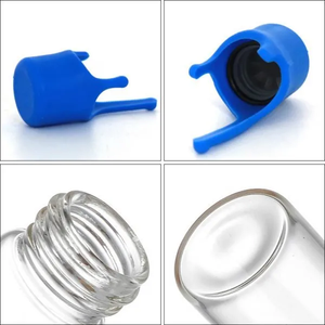 Tabung kaca borosilikat 27*120mm dengan tutup silikon tabung tahan untuk anak stiker kustom kemasan - Product Image 2