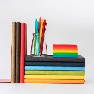 Wholesale PU Leather Hard Cover Elastic Band A5 Custom Diary <b>Journal</b> Notebook with Pen Holder 100 Sheets - Product Image 1