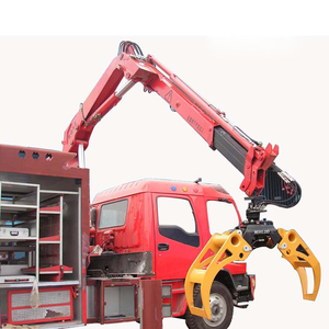 Alat Angkat Kayu Hidrolik Bergerak dengan Derek Pengangkat Kayu, Derek Laut, Derek Knuckle Boom, Lengan Robot Hidrolik 35l/menit - Product Image 4