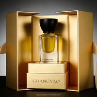Vente en gros de flacons de parfum vides en verre de luxe de forme unique avec logo personnalisé, 30 ml et 50 ml, avec boîte d'emballage