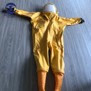 Traje Químico Amarillo Hermético Estándar Europeo, Traje <span class=keywords><strong>de</strong></span> Protección Química Ligero No Hermético - Product Image 4