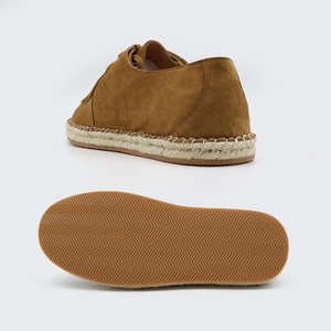 LANCI Custom Shoes Manufacturers Loafer Shoes Designer <strong>Espadrilles</strong> Moccasin Custom Logo Shoes Jute Soles Suede Loafer - Product Image 5