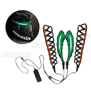 Tira de Luz LED Luminosa para Casco de Motocicleta Brighten PET Venom, Versión con Batería Seca - Product Image 6