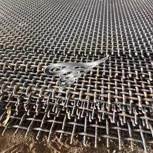 <span class=keywords><strong>Rete</strong></span> Vibrante in Acciaio 65Mn ad Alta Resistenza e Anti-Usura, Maglia Liscia Ondulata per Vagliatura Minerale Ferroso, Saldatura e Taglio - Product Image 2