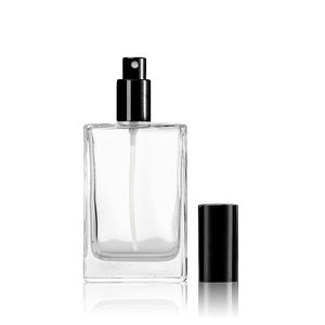 Botella de perfume de vidrio de 30ml con tapón de rosca 100mL Cigar 50ml Flat Gold Attar Marroquí Vacío para <span class=keywords><strong>Valentino</strong></span> - Product Image 1