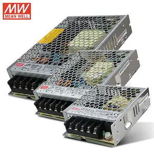 Meanwell catu daya beralih LED DC 24V DC 12V DC 5V transformer drivers LRS-350-24 LRS-350-12 LRS-200-12 LRS-200-24 3