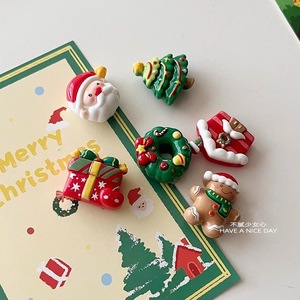 Ensemble de <span class=keywords><strong>6</strong></span> aimants de réfrigérateur de Noël, aimants de réfrigérateur mignons en résine, Père Noël, homme en pain d'épices, ensembles de cadeaux de Noël - Product Image 4