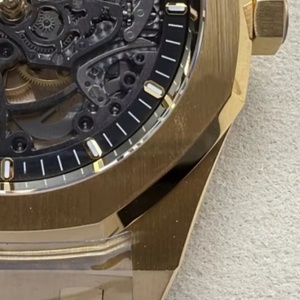 Reloj mecánico de oro amarillo para hombre, caja redonda de 42 mm, cristal de zafiro, Tourbillon, esfera analógica de moda de lujo - Product Image 4