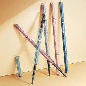 Lápiz de <span class=keywords><strong>Cejas</strong></span> Doble Punta 2 en 1, Delgado, Resistente al Agua, para Mujer, Color Marrón, Fórmula Química Certificada GMP, Marca Privada - Product Image 1