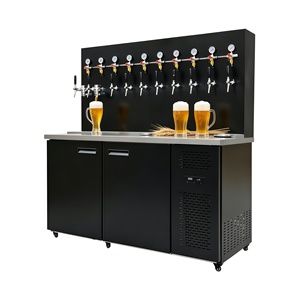 Dispensador de <span class=keywords><strong>Cerveza</strong></span> de Barril de Acero Inoxidable con Doble <span class=keywords><strong>Grifo</strong></span>, Capacidad para Medio Barril, Grado Comercial, Sin Necesidad de Cambios Frecuentes de Barriles - Product Image 1