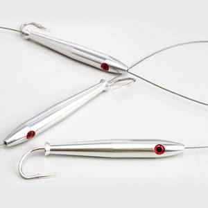 Señuelo de Cedro de 6 Pulgadas con Peso para Pesca de Arrastre en Aguas Profundas SNEDA, para Lanzamientos Largos, Atrae Depredadores Pelágicos, Cebo de Arrastre - Product Image 2