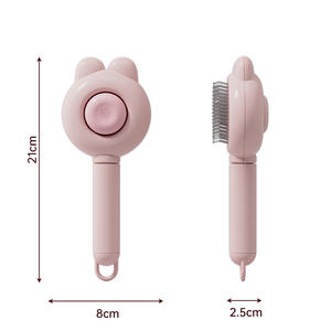 Cepillo de Pelo Ecológico con Forma de Oreja de Conejo para Gatos y Perros, para Limpieza, Masaje y Uso en el Baño, en Oferta - Product Image 1