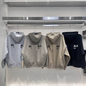 <b>Men's</b> Clothing Heavyweight Puff Printing Hoodies 100% Cotton Sweatshirts Streetwear Custom <b>Hoodie</b> for <b>Men</b> - Product Image 6