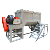 Mélangeur à ruban industriel professionnel XINSU 1000L en acier inoxydable semi-automatique certifié ISO9001 CE, capacité 850 kg/heure, pour usine