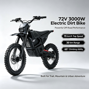 Motocicleta de 72V 3000W, 75KM/H, Motocicleta Todoterreno de Alto Rendimiento - Product Image 1