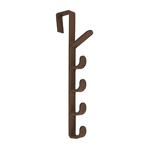 Bedroom Door Hanger Clothes Hanging Rack Plastic Home Storage Organization Hooks Over the Door Purse Holder for Bags <strong>Rails</strong> - Product Image 5