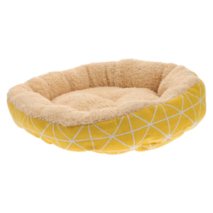 Pet Nest Lamb Plush Fluffy Faux Fur Solid Minimalist Style Removable Washable Canvas Cotton Fill OEM Custom Seasonal <b>Bed</b> - Product Image 1