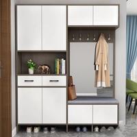 Armoire à chaussures moderne en bois personnalisable et étanche pour l'entrée des hôtels et des appartements